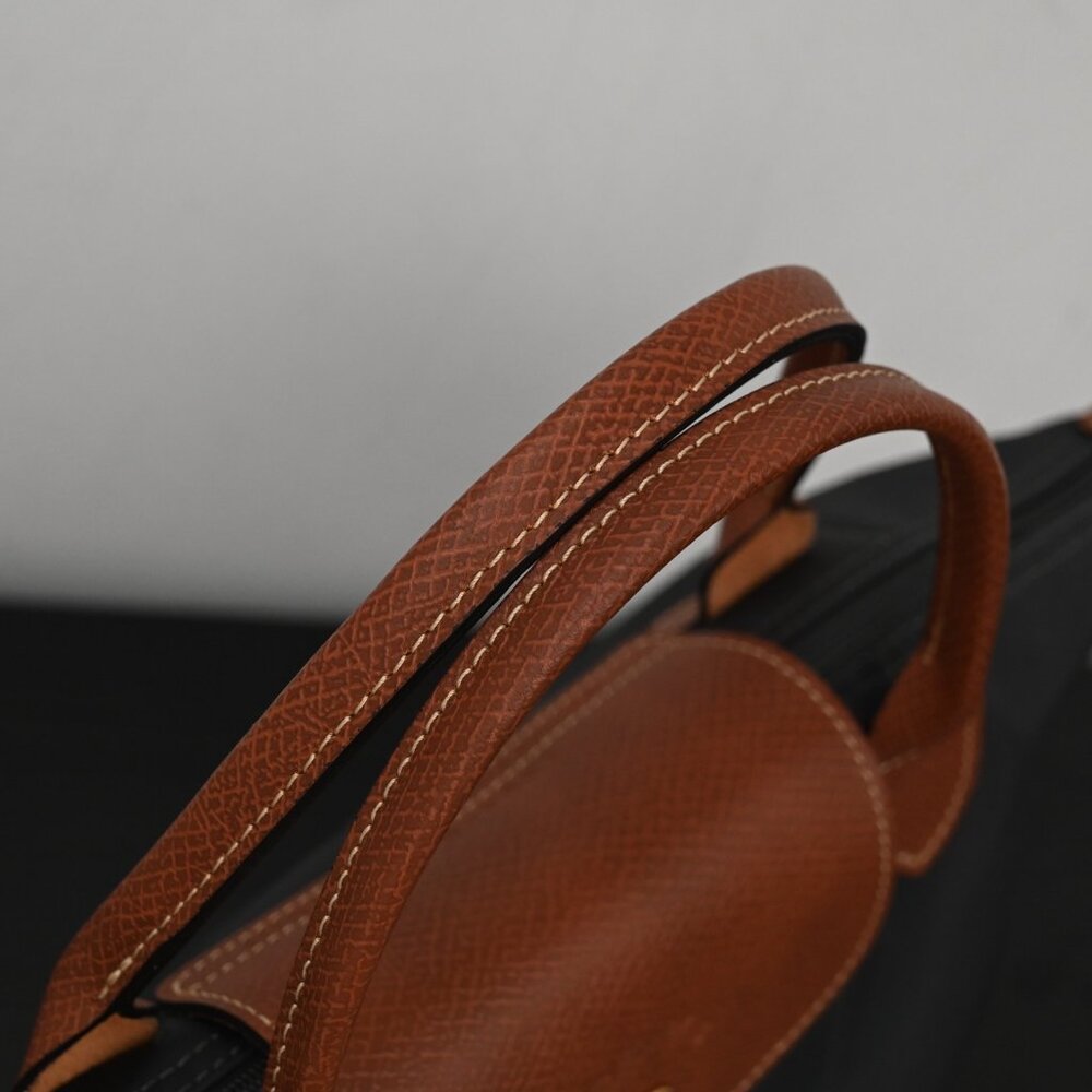 Longchamp Black and Brown Handbag - Picture 8 of 10
